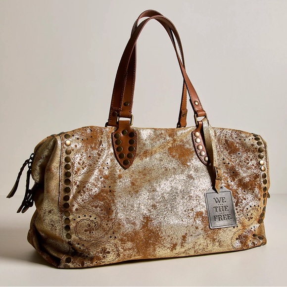 WE THE FREE AUGUSTINE PYRITE TOTE NWOT OS - Picture 3 of 9